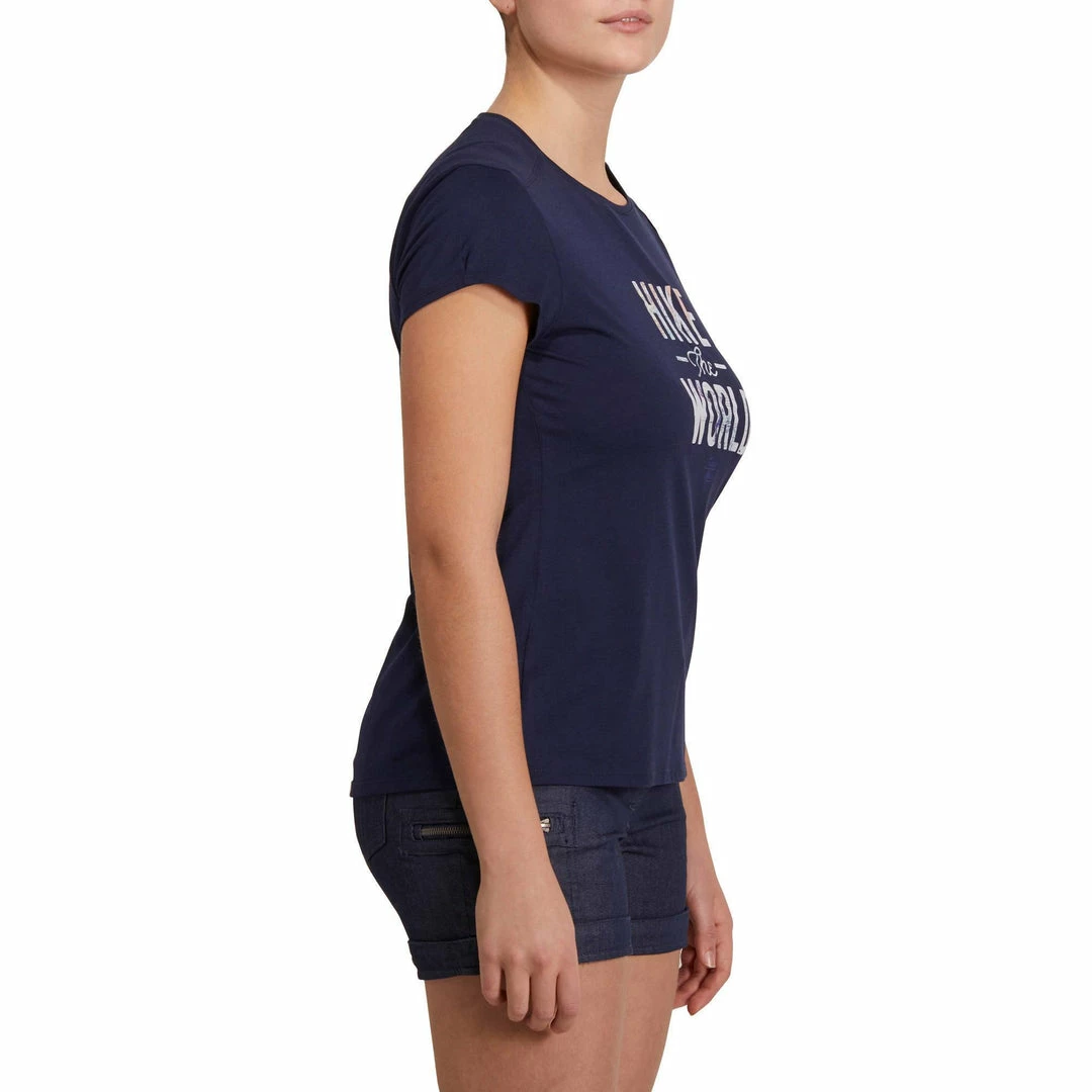 Quechua Women's Nature Hiking T-Shirt Techtil 100