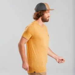 Forclaz Travel 100, Merino Wool Hiking T-Shirt, Men's