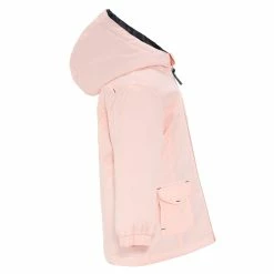 Quechua Girls' Hiking Jacket Hike 100 Warm Waterproof - Coral Hiking Clothing