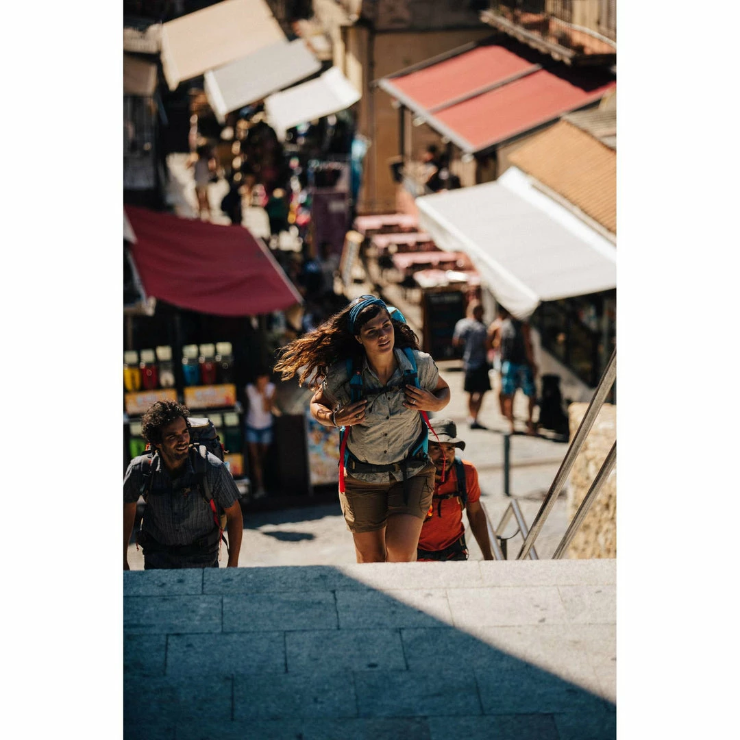 Forclaz Women's Travel Backpacking Shorts Arpenaz 500