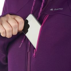 Quechua Women's Hiking Fleece Jacket Forclaz 400 Hiking Clothing