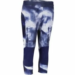 Quechua Forclaz 500 Women's Print Indigo Hiking Leggings