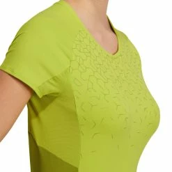 Quechua Women's Hiking Short-Sleeve T-Shirt Techfresh 100 Hiking Clothing