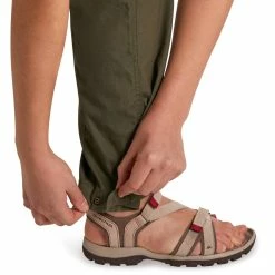 Forclaz Women's Travel Backpacking Pants Arpenaz 500 Hiking Clothing