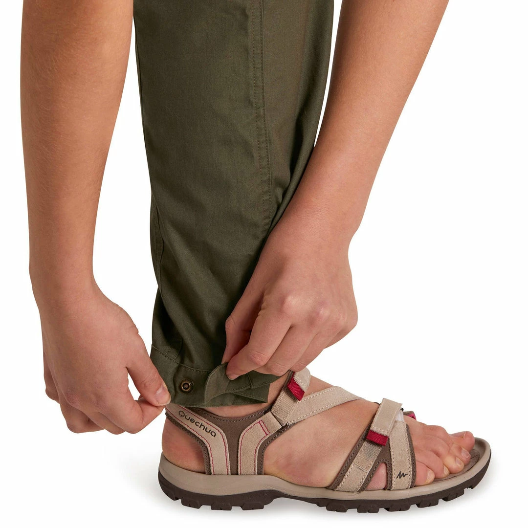 Forclaz Women's Travel Backpacking Pants Arpenaz 500 Hiking Clothing