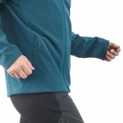 Forclaz Hiking Clothing Men's Backpacking Softshell Jacket Windwarm 100