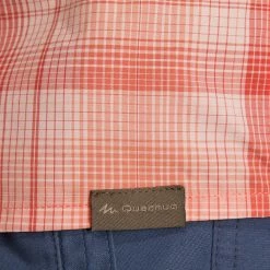 Forclaz Women's Travel Backpacking Short-Sleeved Shirt Arpenaz 500 Hiking Clothing