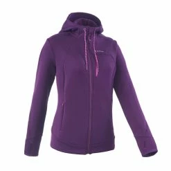 Quechua Women's Hiking Fleece Jacket Forclaz 400 Hiking Clothing