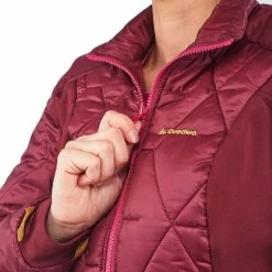 Forclaz Hiking Clothing Women's Travel Backpacking 3-in-1 Jacket RainWarm 500