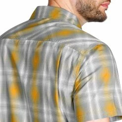 Quechua Hiking Clothing Men's Hiking Short-Sleeved Shirt Arpenaz 100