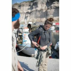 Forclaz Hiking Clothing Women's Travel Backpacking Warm Long-Sleeved Shirt Travel 100