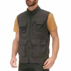 Forclaz Men's Travel Backpacking Multi-Pocket Vest Arpenaz 500