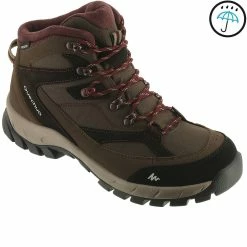 Quechua Women's Hiking High-Rise Waterproof Boots Forclaz 100 Hiking Clothing