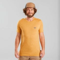 Forclaz Travel 100, Merino Wool Hiking T-Shirt, Men's
