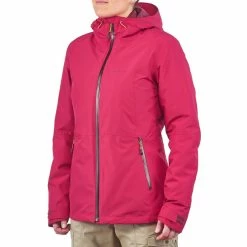 Forclaz Hiking Clothing Women's Travel Backpacking 3-in-1 Jacket RainWarm 500