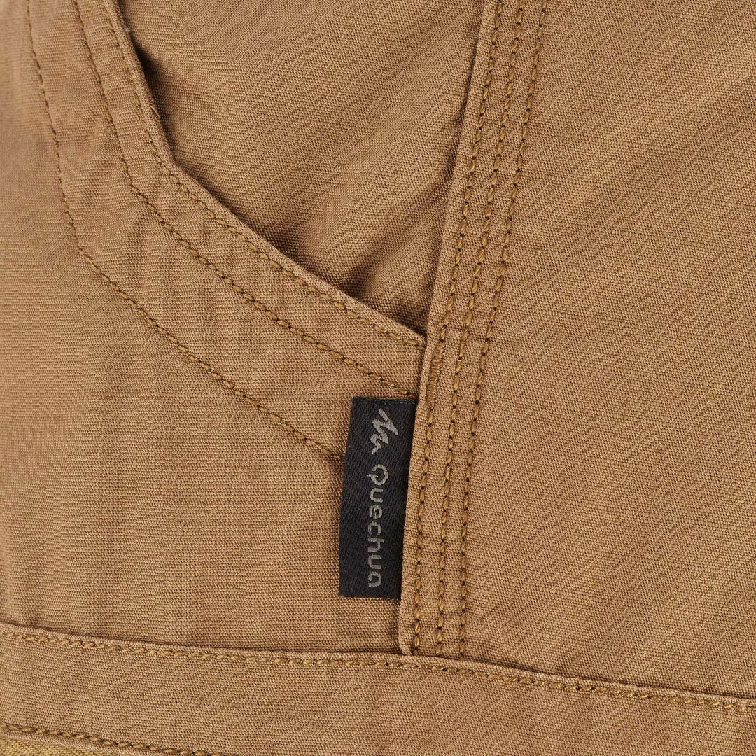 Forclaz Men's Travel Backpacking Pants Arpenaz 500 Hiking Clothing