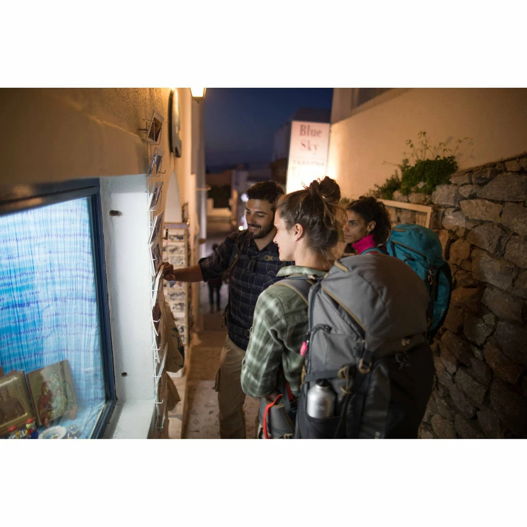 Forclaz Hiking Clothing Women's Travel Backpacking Warm Long-Sleeved Shirt Travel 100