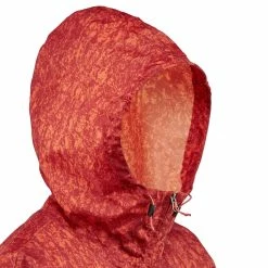 Quechua Hiking Clothing Men's Rain-Cut Zip Hiking Waterproof Rain Jacket