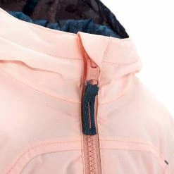 Quechua Girls' Hiking Jacket Hike 100 Warm Waterproof - Coral Hiking Clothing