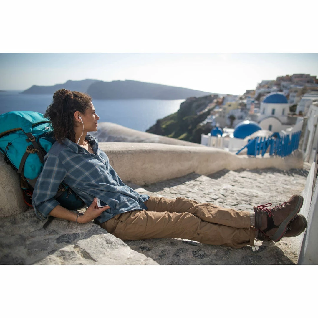 Forclaz Women's Travel Backpacking Pants Arpenaz 500 Hiking Clothing