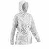 Quechua Raincut NH100, Waterproof Zip Hiking Rain Jacket, Women's Hiking Clothing