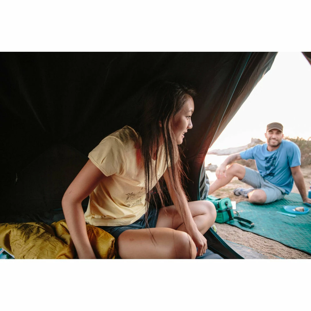 Quechua Women's Nature Hiking T-Shirt Techtil 100