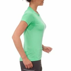 Quechua Women's Hiking Short-Sleeve T-Shirt Techfresh 50 Hiking Clothing