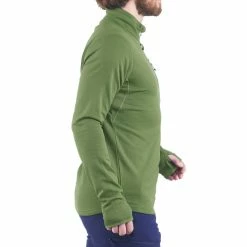 Quechua Hiking Clothing Men's Snow Hiking Long-Sleeve T-Shirt Forclaz 500