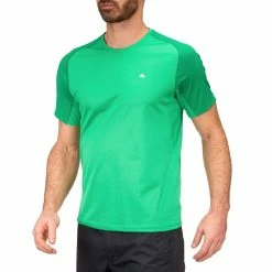 Hiking Clothing Quechua Tech Fresh 100, Short-sleeved Hiking T-Shirt, Men's