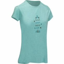 Quechua Women's Nature Hiking T-shirt Techtil 100 Hiking Clothing