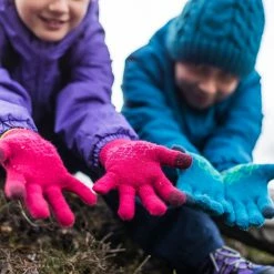 Quechua MH100, Knitted Hiking Gloves, Kids'