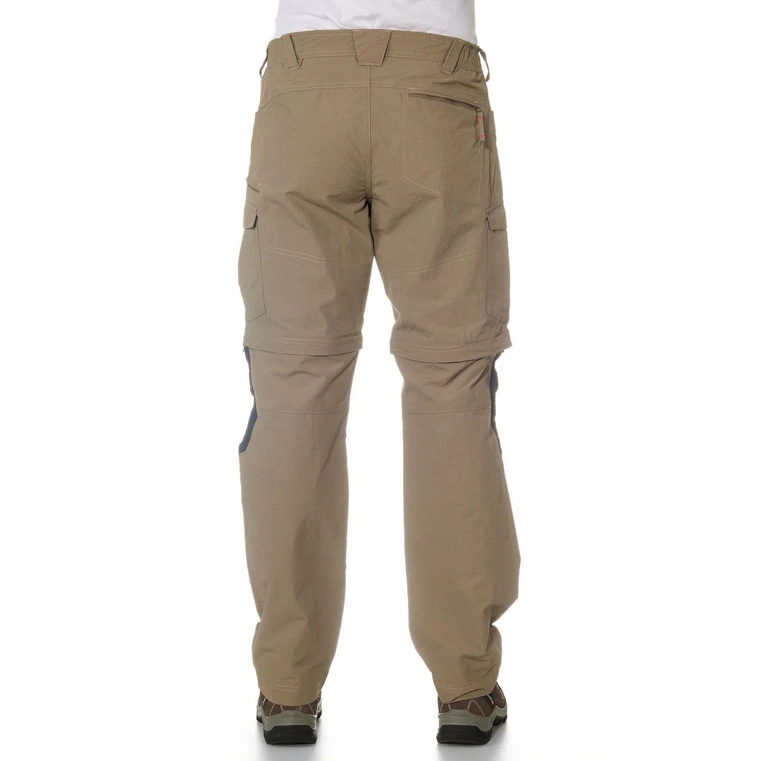 Hiking Clothing Men's Backpacking Zip-Off Pants Forclaz 100