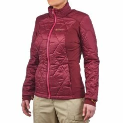 Forclaz Hiking Clothing Women's Travel Backpacking 3-in-1 Jacket RainWarm 500