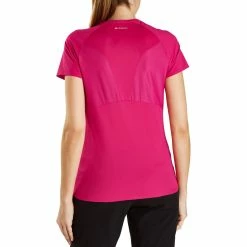 Quechua Women's Hiking Short-Sleeve T-Shirt Techfresh 100 Hiking Clothing