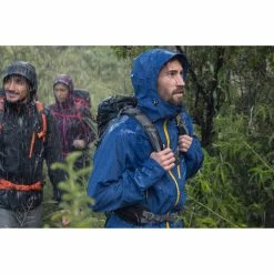 Quechua Hiking Clothing Mens Hiking Waterproof Rain Jacket Forclaz 400