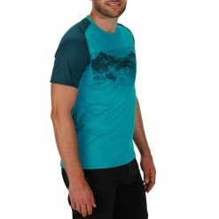 Quechua Men's Mountain Hiking T-shirt Short-Sleeve TechFRESH 100