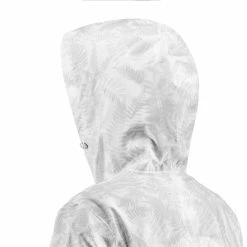 Quechua Raincut NH100, Waterproof Zip Hiking Rain Jacket, Women's Hiking Clothing