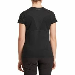 Quechua Women's Hiking Short-Sleeve T-Shirt Techfresh 100 Hiking Clothing