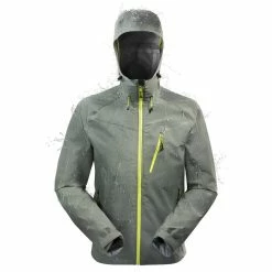 Quechua Hiking Clothing Mens Hiking Waterproof Rain Jacket Forclaz 400