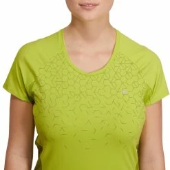 Quechua Women's Hiking Short-Sleeve T-Shirt Techfresh 100 Hiking Clothing