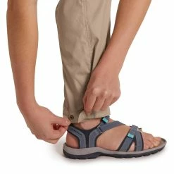 Forclaz Women's Travel Backpacking Pants Arpenaz 500 Hiking Clothing