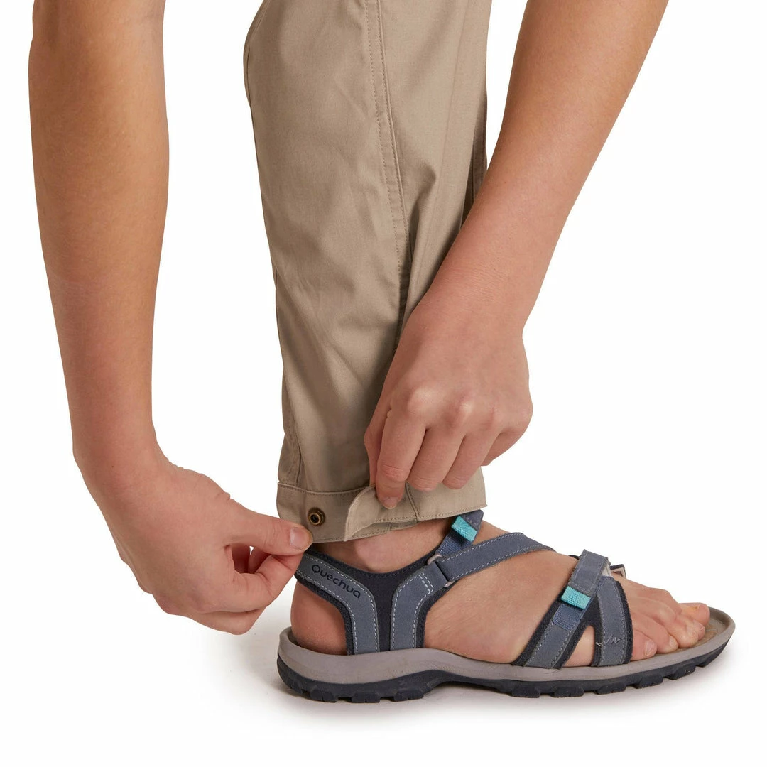 Forclaz Women's Travel Backpacking Pants Arpenaz 500 Hiking Clothing