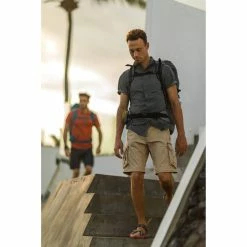 Forclaz Men's Travel Backpacking Zip-Off Pants Arpenaz 500