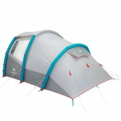Quechua Air Seconds, Inflatable Waterproof Family Camping Tent, 4 Person Hiking Clothing