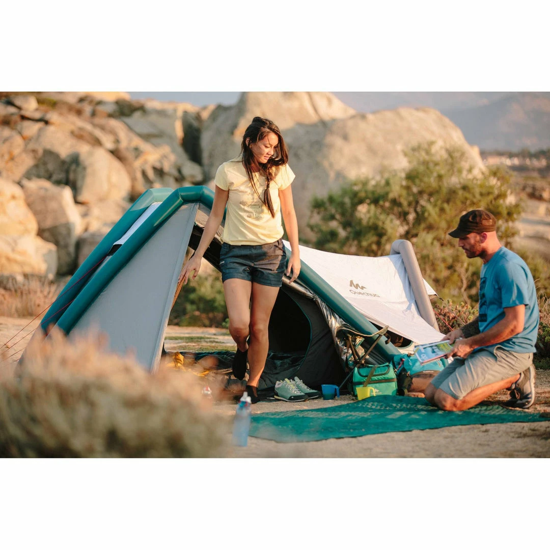 Quechua Women's Nature Hiking T-Shirt Techtil 100