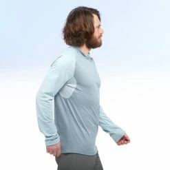 Quechua Hiking Clothing Men’s Snow Hiking Warm Long-Sleeved T-Shirt SH100