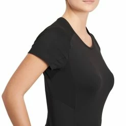 Quechua Women's Hiking Short-Sleeve T-Shirt Techfresh 100 Hiking Clothing