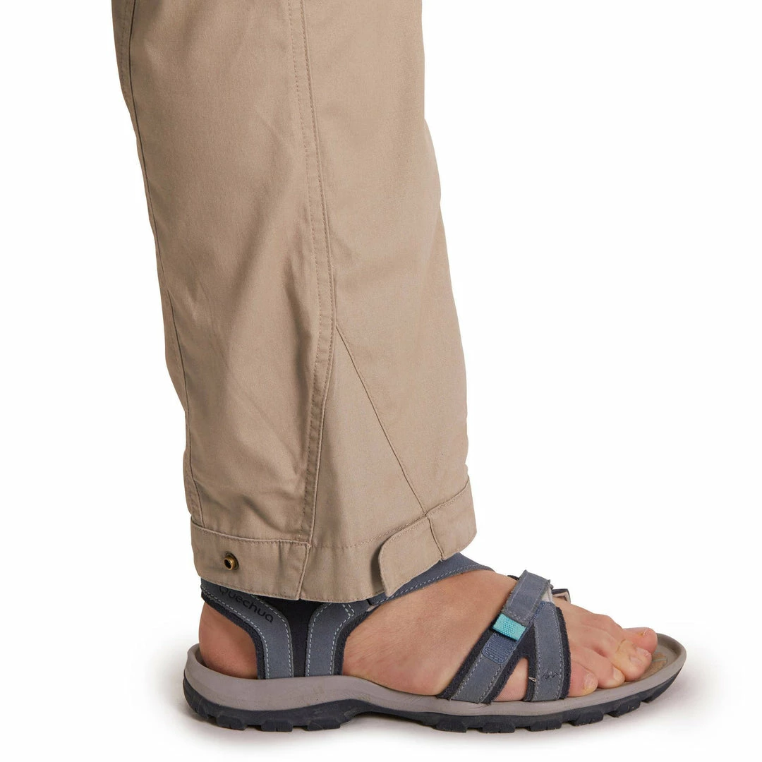 Forclaz Women's Travel Backpacking Pants Arpenaz 500 Hiking Clothing