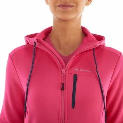 Quechua Women's Hiking Fleece Jacket Forclaz 400 Hiking Clothing