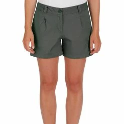 Quechua Arpenaz 100 Women's Nature Hiking Shorts - Gray Hiking Clothing